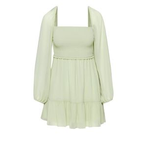 Aritzia Wilfred Light Green Dress